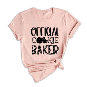 Official Cookie Baker Shirt, Christmas Party Shirt, Baker Tester Holiday Gift,Baking Team,Christmas Cookie,Christmas Squad,Baker Tee