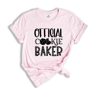 Official Cookie Baker Shirt, Christmas Party Shirt, Baker Tester Holiday Gift,Baking Team,Christmas Cookie,Christmas Squad,Baker Tee