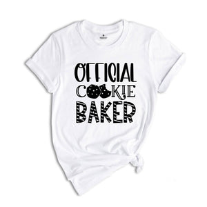Official Cookie Baker Shirt, Christmas Party Shirt, Baker Tester Holiday Gift,Baking Team,Christmas Cookie,Christmas Squad,Baker Tee