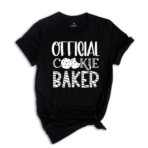 Official Cookie Baker Shirt, Christmas Party Shirt, Baker Tester Holiday Gift,Baking Team,Christmas Cookie,Christmas Squad,Baker Tee