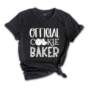 Official Cookie Baker Shirt, Christmas Party Shirt, Baker Tester Holiday Gift,Baking Team,Christmas Cookie,Christmas Squad,Baker Tee