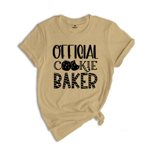 Official Cookie Baker Shirt, Christmas Party Shirt, Baker Tester Holiday Gift,Baking Team,Christmas Cookie,Christmas Squad,Baker Tee