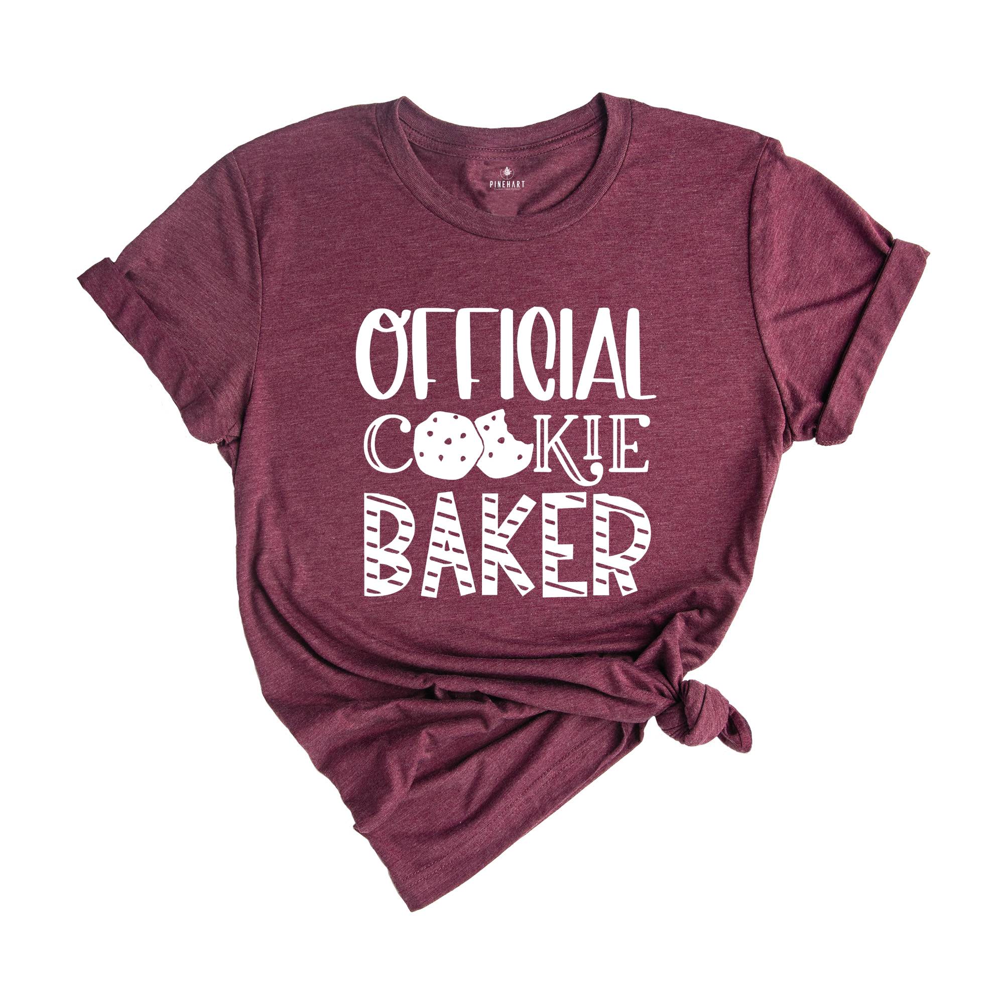Official Cookie Baker Shirt, Christmas Party Shirt, Baker Tester Holiday Gift,Baking Team,Christmas Cookie,Christmas Squad,Baker Tee