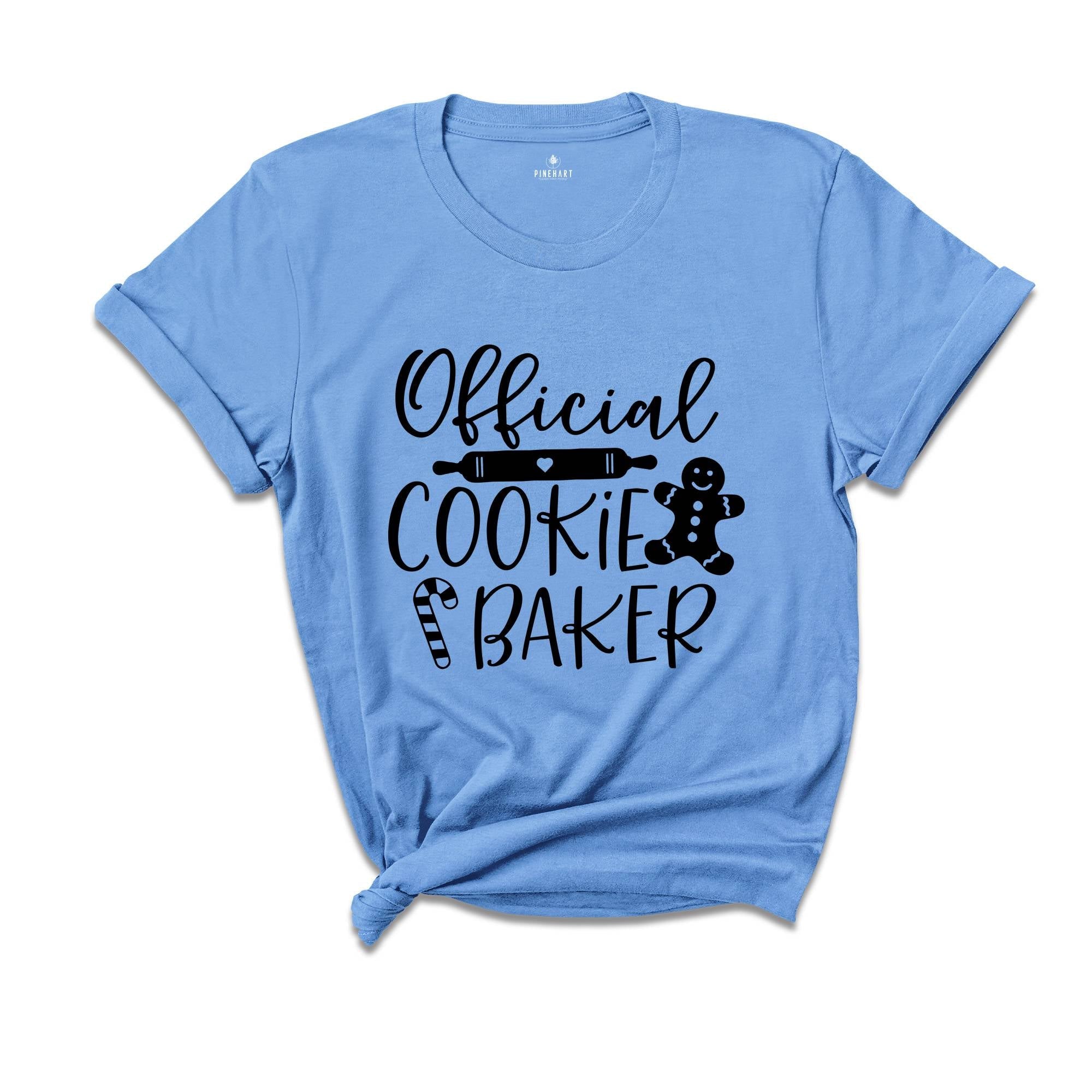 Official Cookie Tester Official Cookie Baker Shirt, Christmas Shirt, Funny Cookie Shirt, Christmas Gift, Holiday T Shirt, Xmas Matching Tee