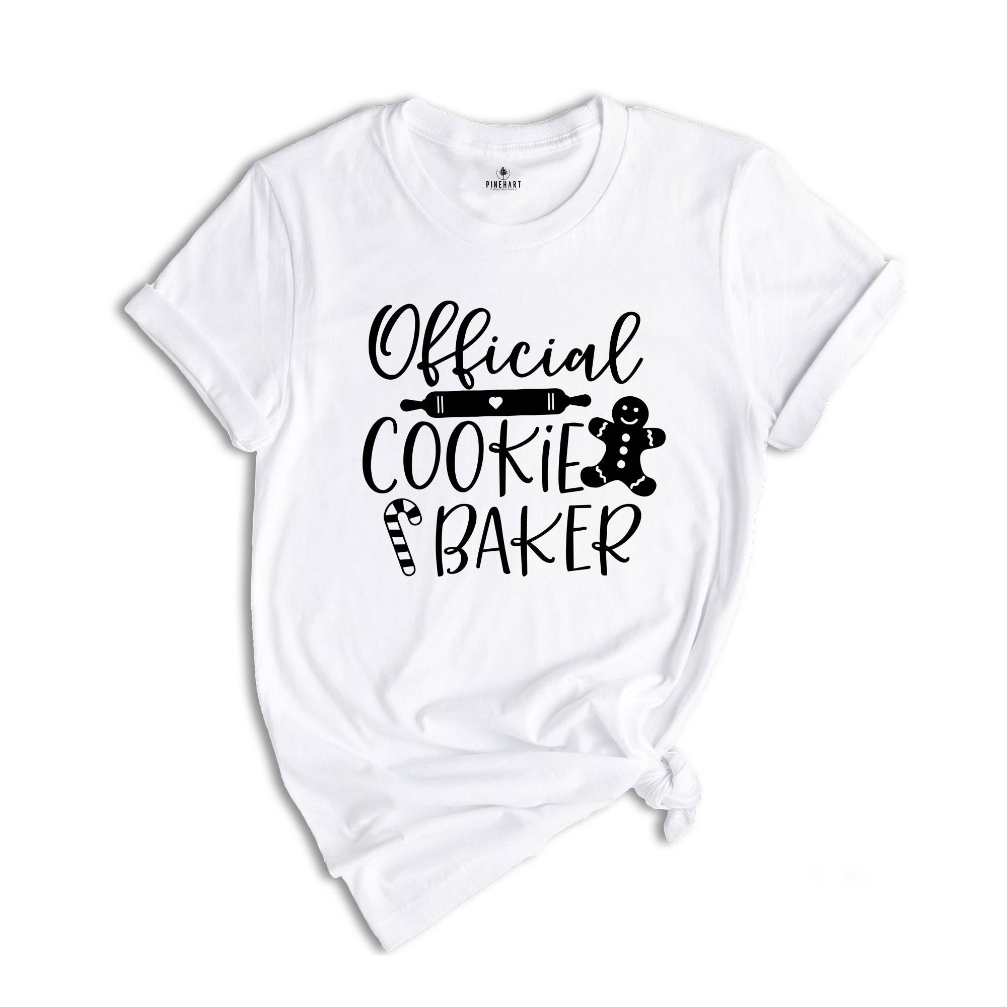 Official Cookie Tester Official Cookie Baker Shirt, Christmas Shirt, Funny Cookie Shirt, Christmas Gift, Holiday T Shirt, Xmas Matching Tee