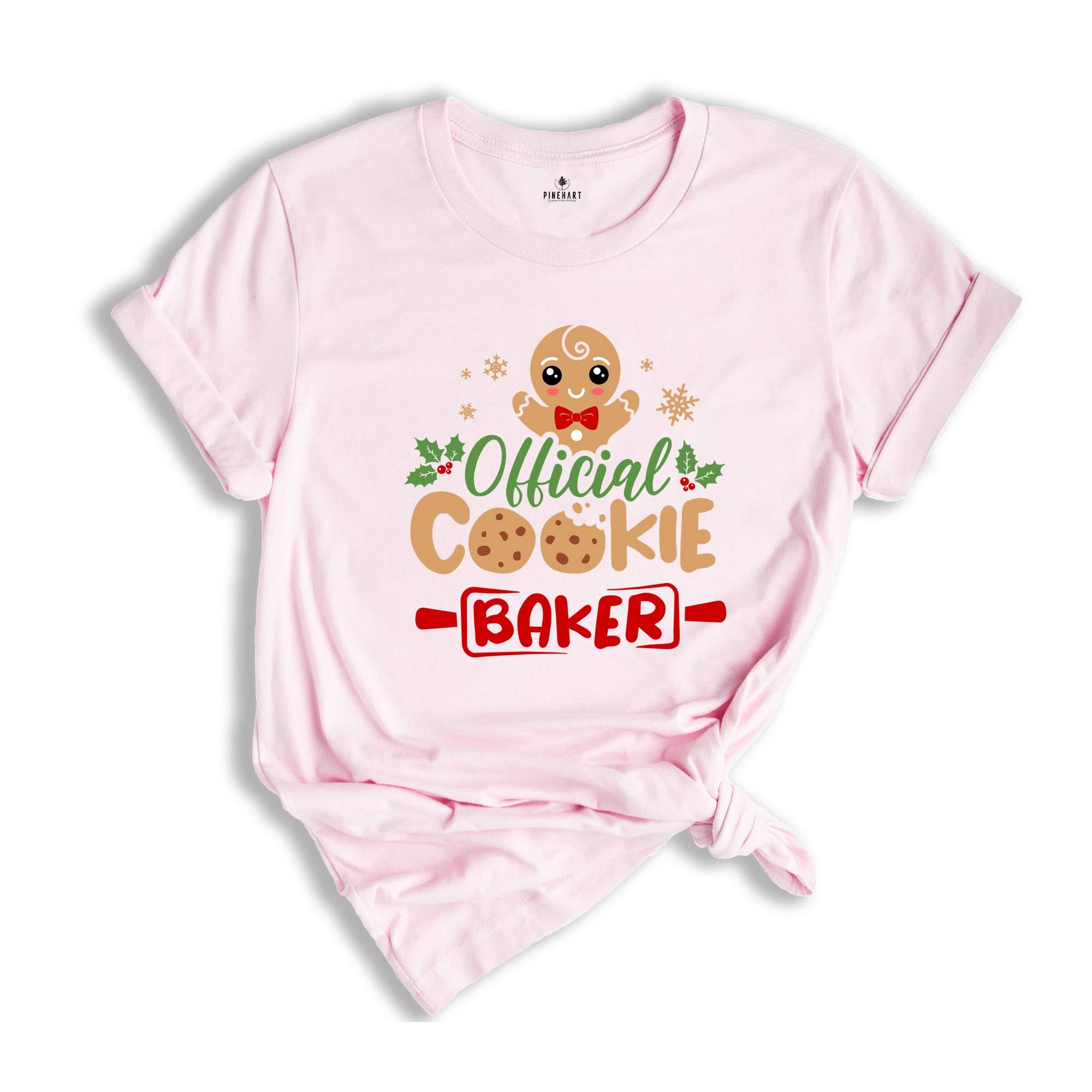 Official Cookie Tester Official Cookie Baker Shirt, Funny Cookie T-Shirt, Christmas Gift, Holiday Gift, Xmas Matching Tee