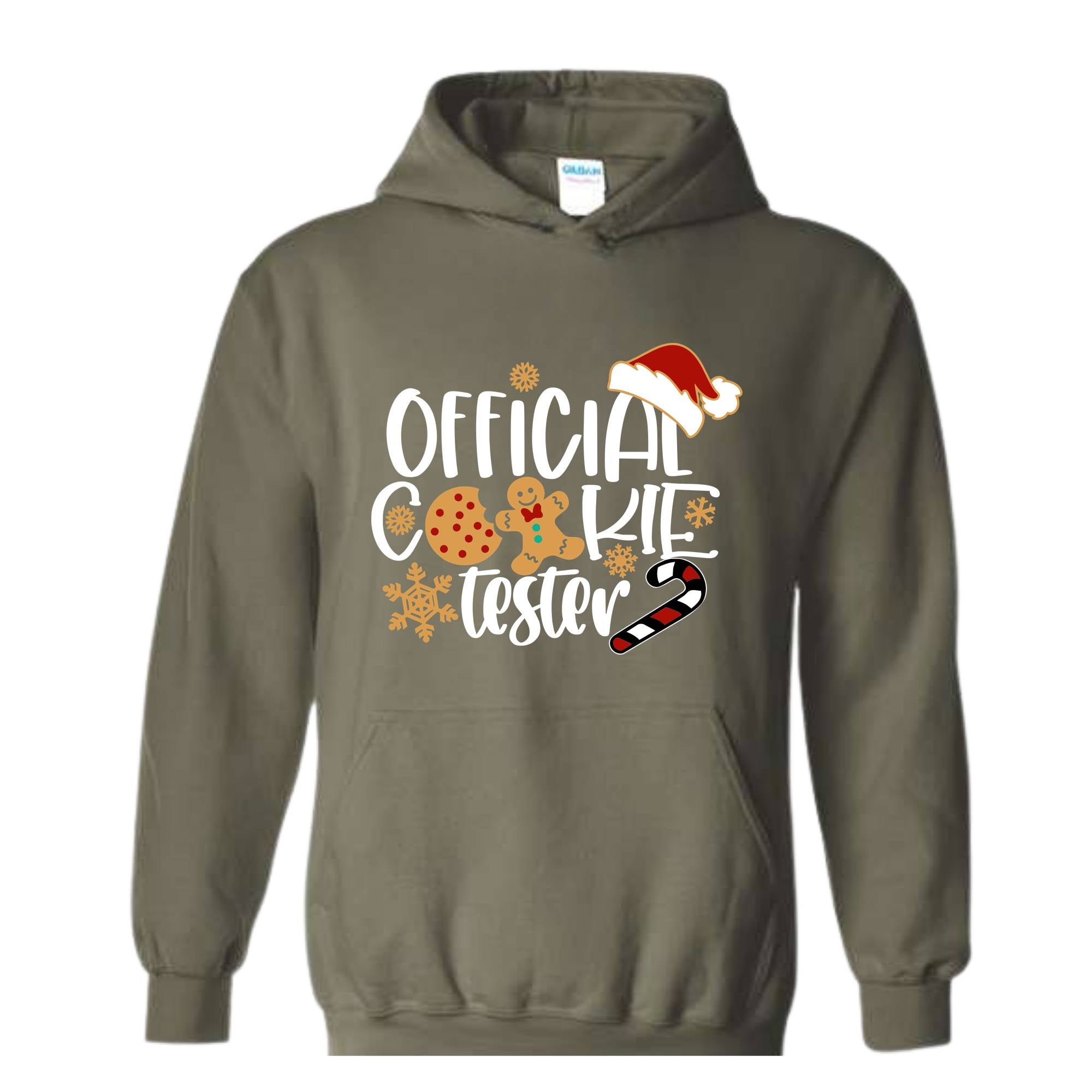 Official Cookie Tester Hoodie, Gingerbread Hoodie, Funny Christmas Hoodie, Official Cookie Baker Hoodie