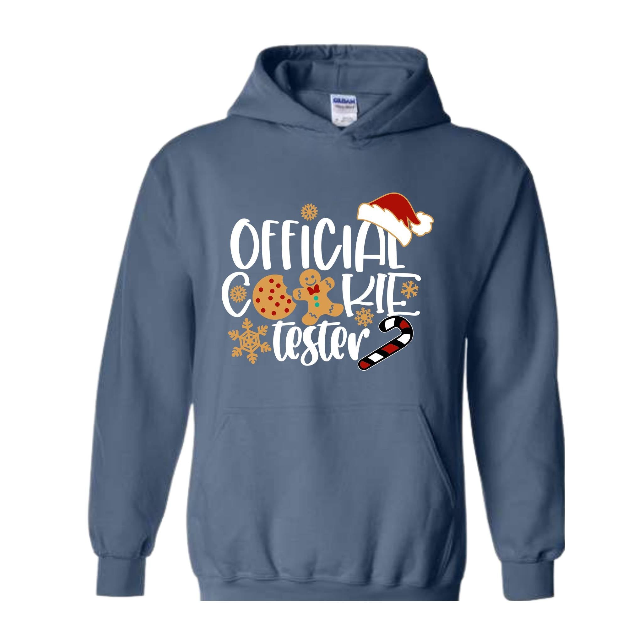 Official Cookie Tester Hoodie, Gingerbread Hoodie, Funny Christmas Hoodie, Official Cookie Baker Hoodie