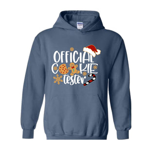 Official Cookie Tester Hoodie, Gingerbread Hoodie, Funny Christmas Hoodie, Official Cookie Baker Hoodie