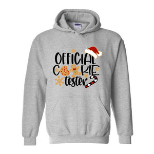 Official Cookie Tester Hoodie, Gingerbread Hoodie, Funny Christmas Hoodie, Official Cookie Baker Hoodie