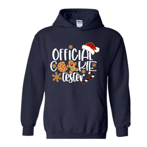 Official Cookie Tester Hoodie, Gingerbread Hoodie, Funny Christmas Hoodie, Official Cookie Baker Hoodie