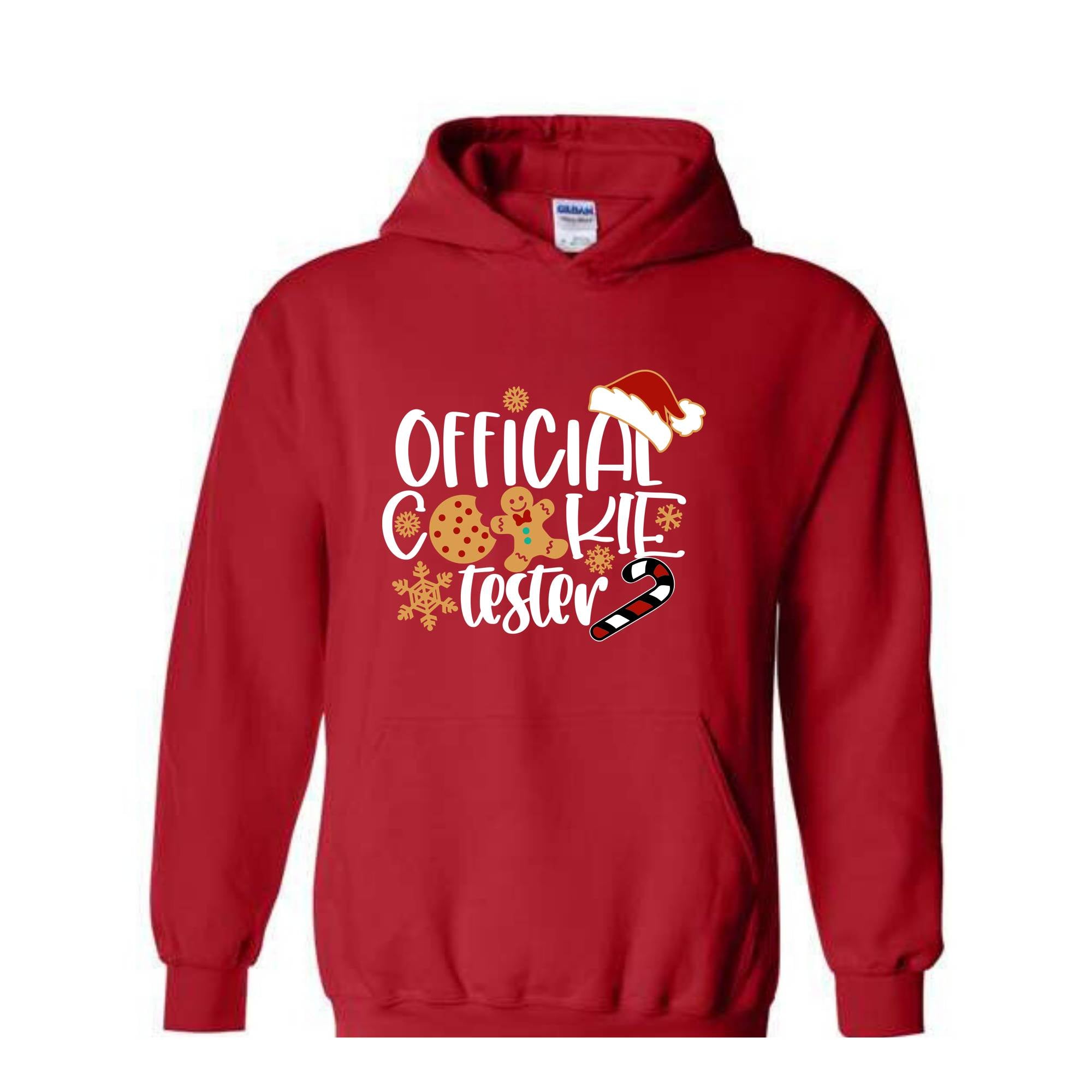 Official Cookie Tester Hoodie, Gingerbread Hoodie, Funny Christmas Hoodie, Official Cookie Baker Hoodie