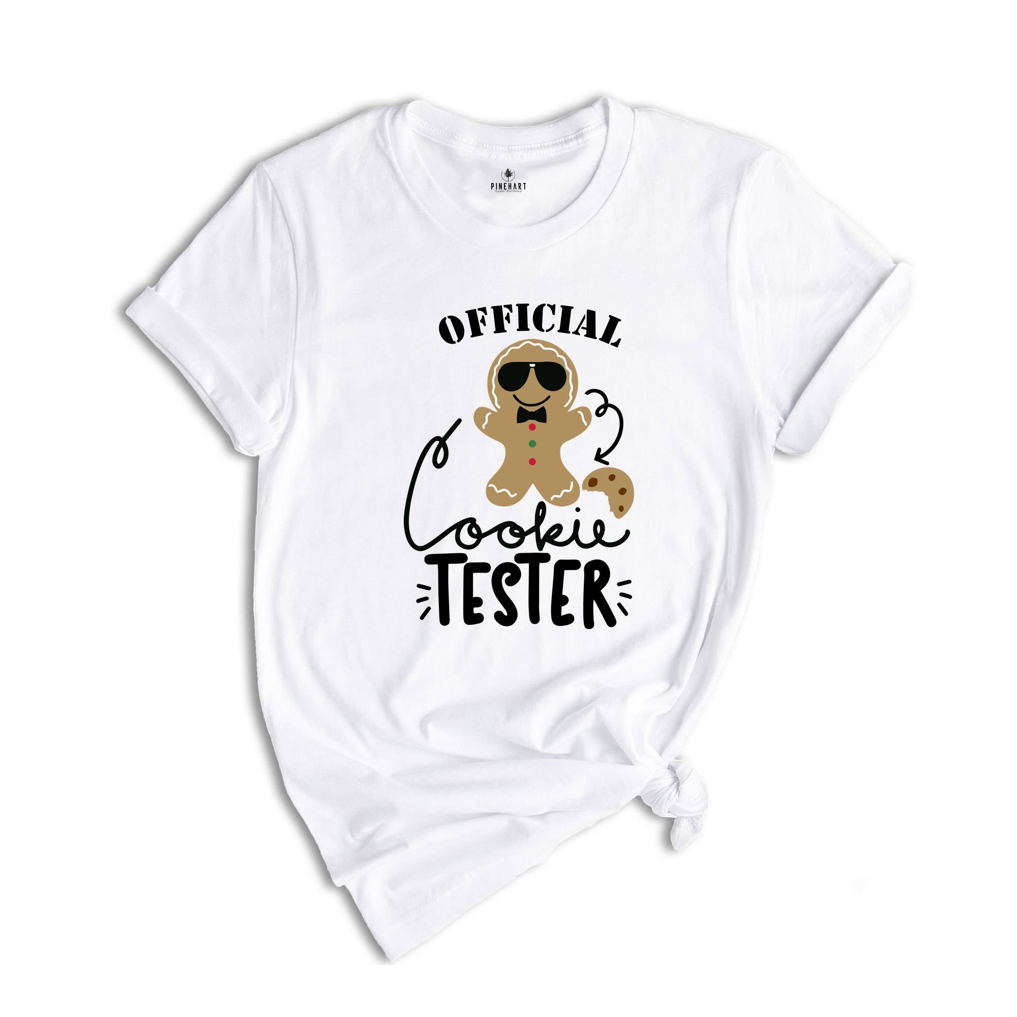 Official Cookie Tester Shirt, Cute Christmas Gingerbread Shirt, Cool Cookie Crew Shirt, Christmas Family Tee, Christmas Chief Tee