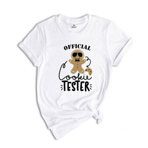 Official Cookie Tester Shirt, Cute Christmas Gingerbread Shirt, Cool Cookie Crew Shirt, Christmas Family Tee, Christmas Chief Tee