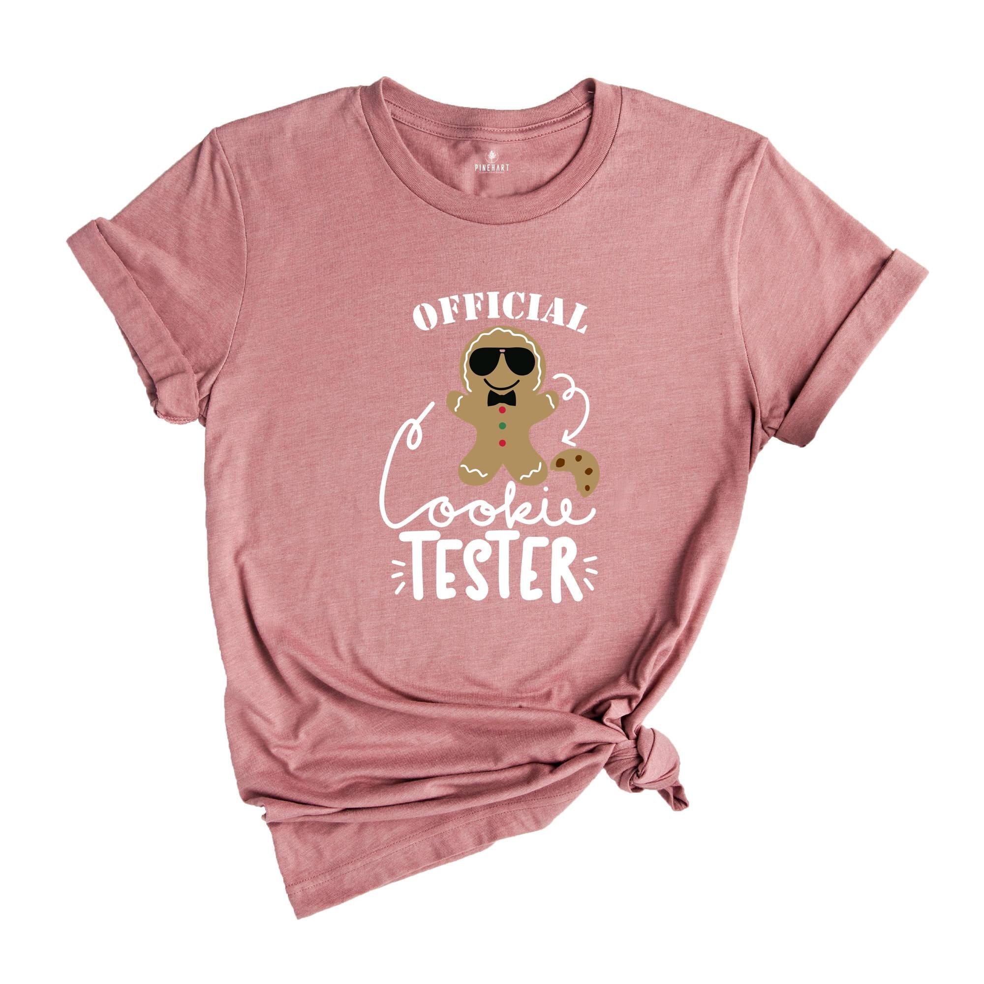 Official Cookie Tester Shirt, Cute Christmas Gingerbread Shirt, Cool Cookie Crew Shirt, Christmas Family Tee, Christmas Chief Tee