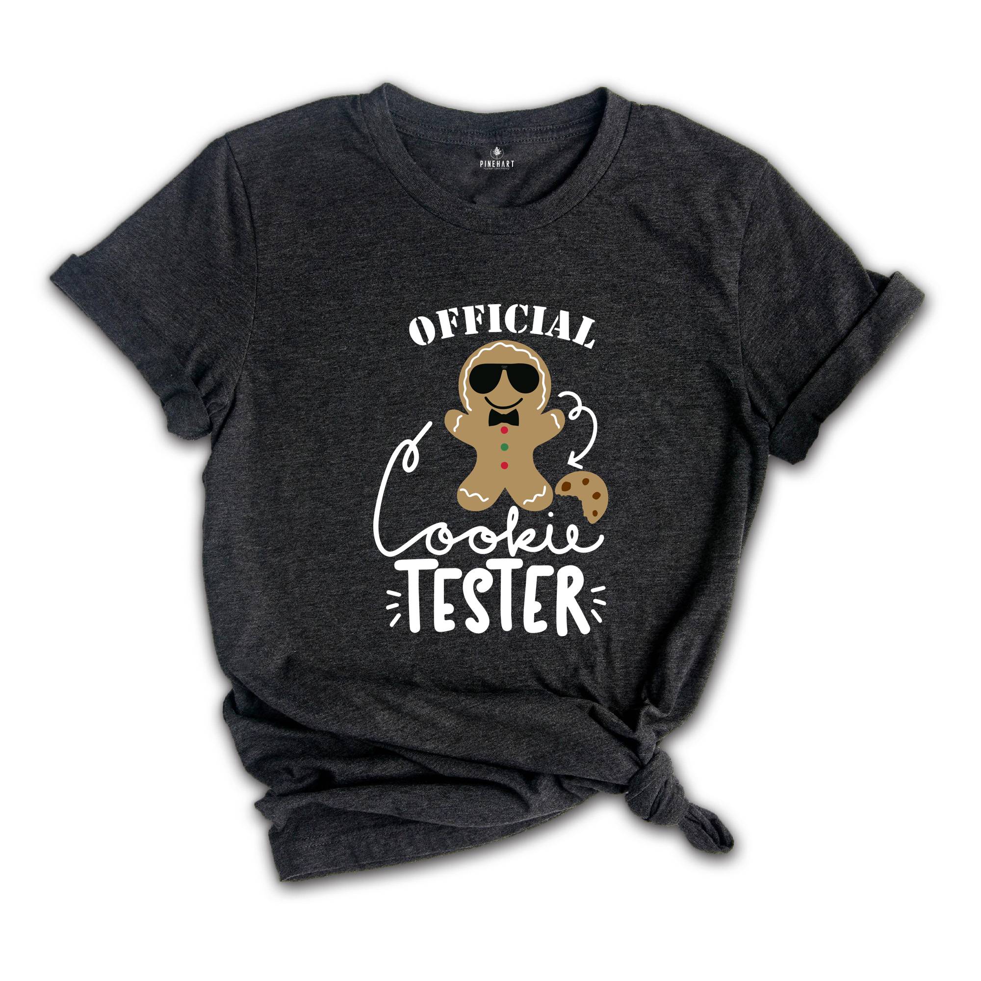 Official Cookie Tester Shirt, Cute Christmas Gingerbread Shirt, Cool Cookie Crew Shirt, Christmas Family Tee, Christmas Chief Tee