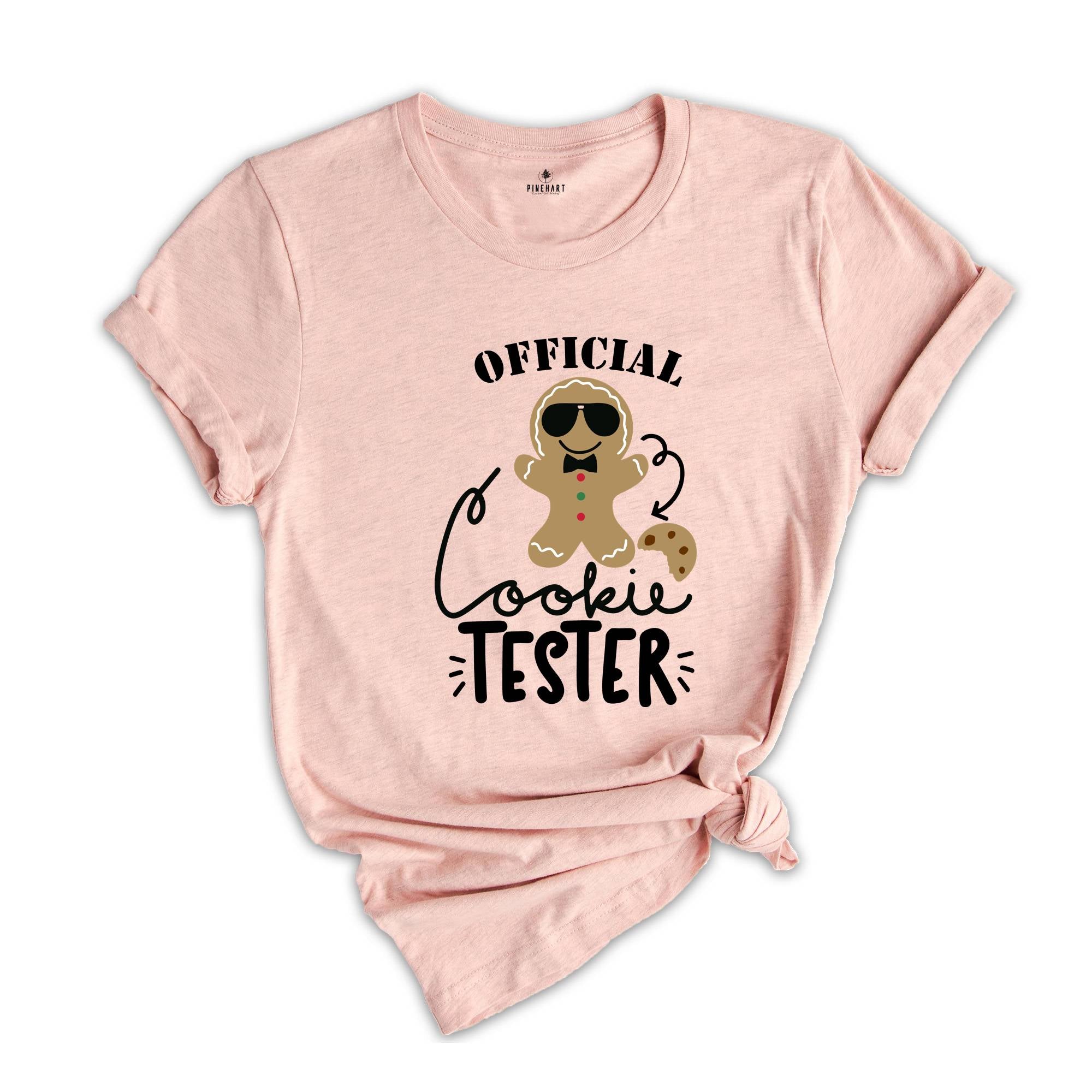 Official Cookie Tester Shirt, Cute Christmas Gingerbread Shirt, Cool Cookie Crew Shirt, Christmas Family Tee, Christmas Chief Tee