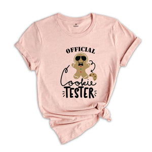 Official Cookie Tester Shirt, Cute Christmas Gingerbread Shirt, Cool Cookie Crew Shirt, Christmas Family Tee, Christmas Chief Tee