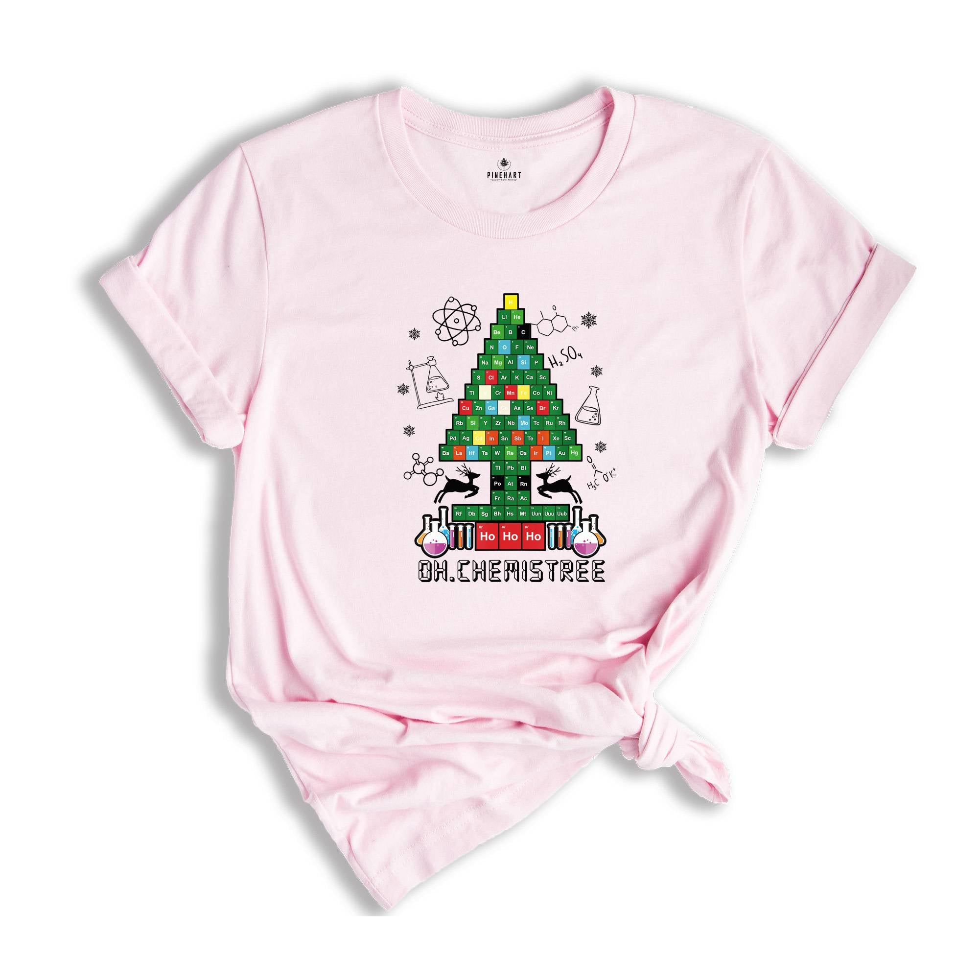 Oh Chemistree Christmas Shirt, Periodic Table T-Shirt, Chemistry Teacher Shirt, Funny Science Shirt, Microbiology Shirt