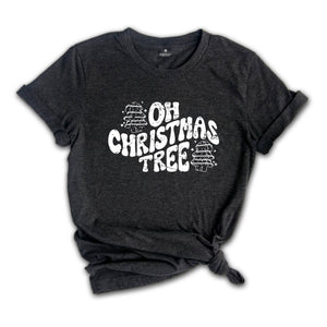 Oh Christmas Tree Shirt, Christmas Vibes T-Shirt, Christmas Tree Cake, Holiday Apparel, Xmas Cookies Shirt, Xmas Cake Tree Tee
