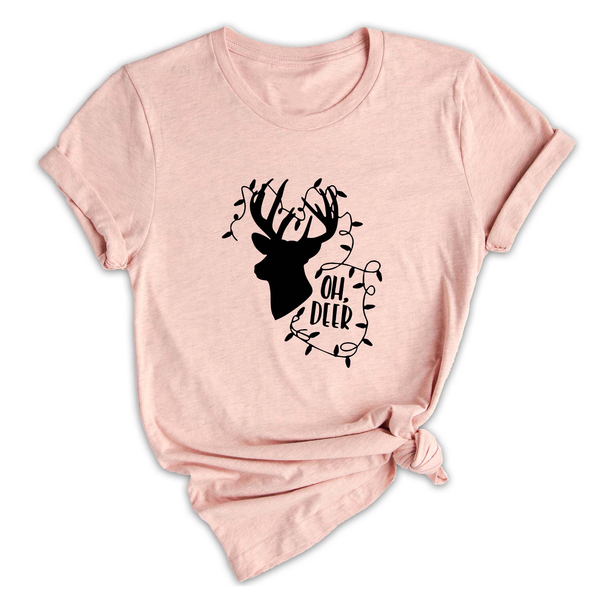Oh Deer Shirt, Christmas Deer Lit Shirt, Christmas Tee, Christmas 2025 Shirt, Holiday Gift, Christmas Shirt, Christmas Sweater