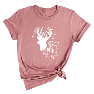 Oh Deer Shirt, Christmas Deer Lit Shirt, Christmas Tee, Christmas 2025 Shirt, Holiday Gift, Christmas Shirt, Christmas Sweater