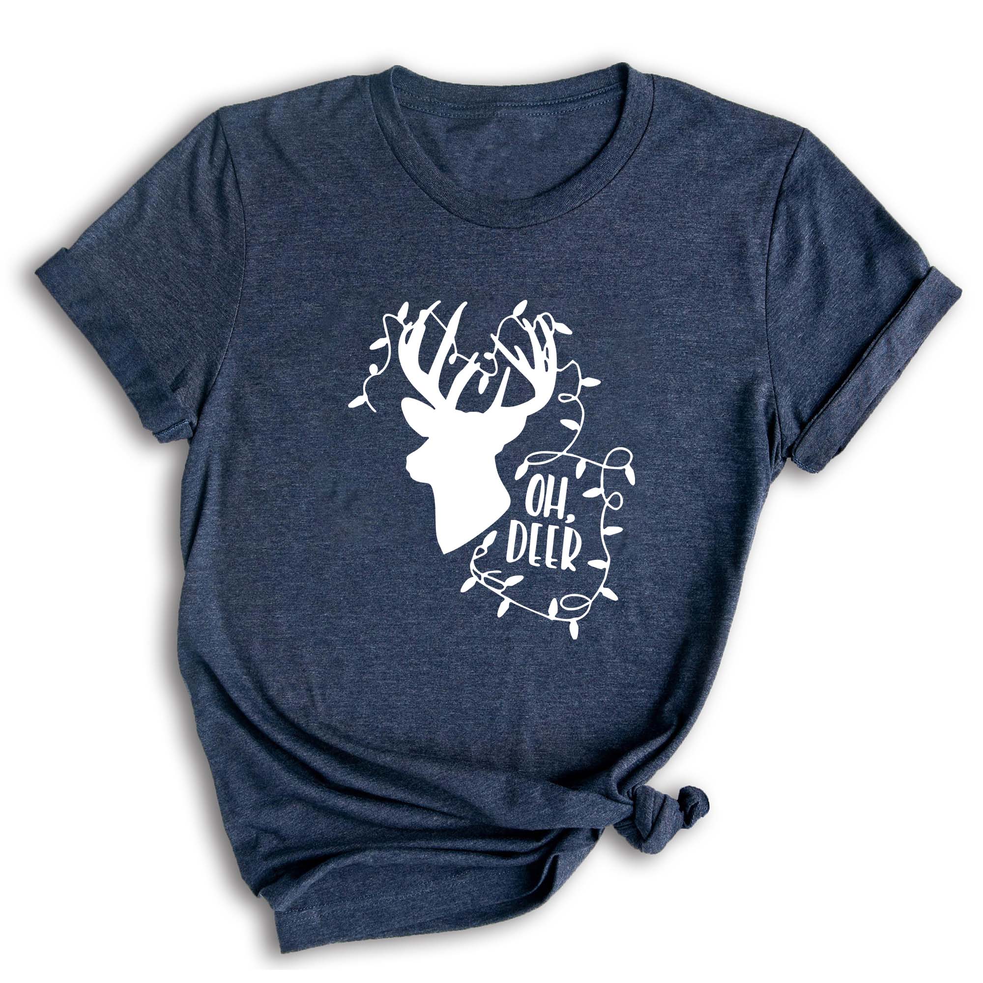 Oh Deer Shirt, Christmas Deer Lit Shirt, Christmas Tee, Christmas 2025 Shirt, Holiday Gift, Christmas Shirt, Christmas Sweater