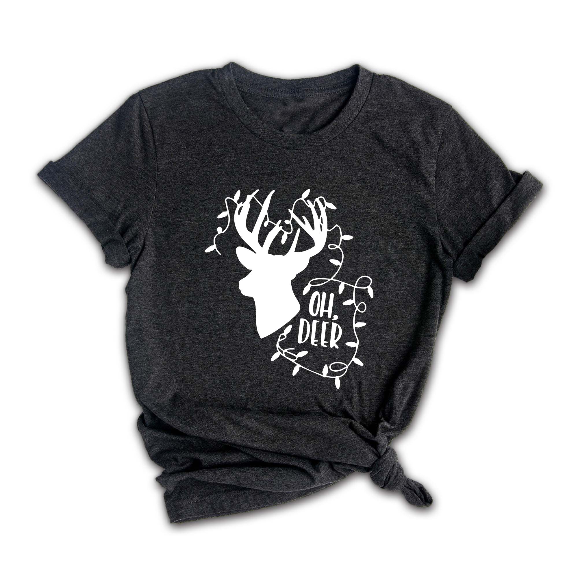 Oh Deer Shirt, Christmas Deer Lit Shirt, Christmas Tee, Christmas 2026 Shirt, Holiday Gift, Christmas Shirt, Christmas Sweater