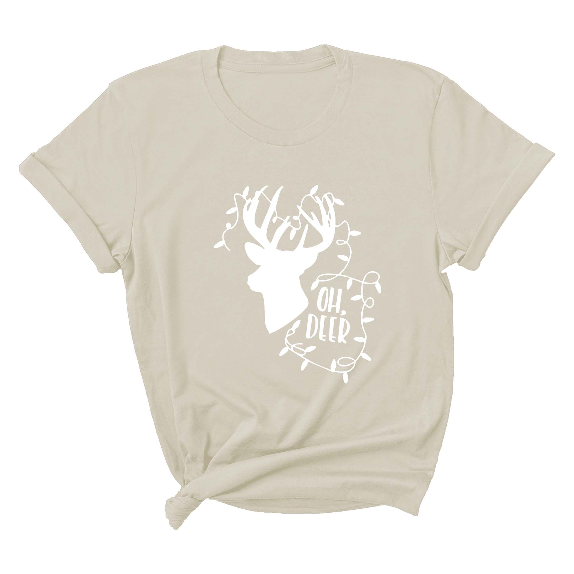 Oh Deer Shirt, Christmas Deer Lit Shirt, Christmas Tee, Christmas 2026 Shirt, Holiday Gift, Christmas Shirt, Christmas Sweater