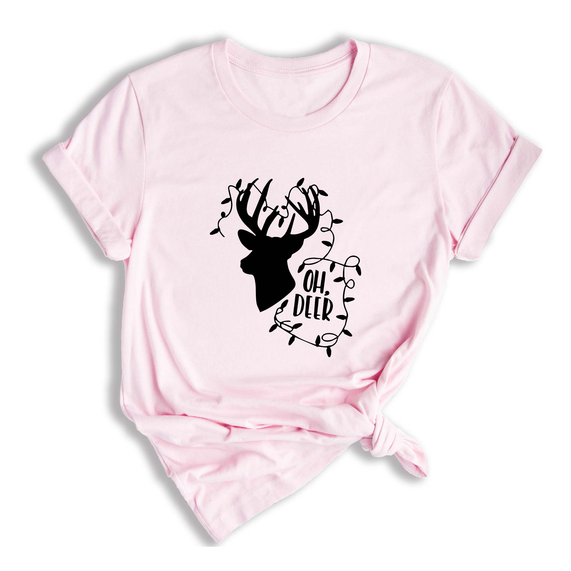 Oh Deer Shirt, Christmas Deer Lit Shirt, Christmas Tee, Christmas 2026 Shirt, Holiday Gift, Christmas Shirt, Christmas Sweater