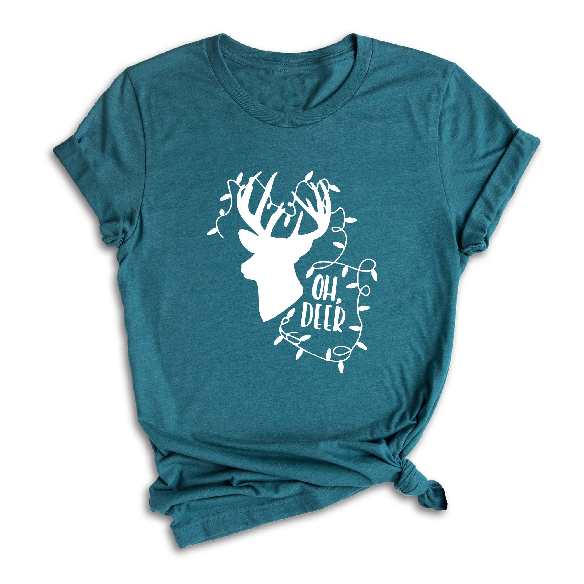 Oh Deer Shirt, Christmas Deer Lit Shirt, Christmas Tee, Christmas 2026 Shirt, Holiday Gift, Christmas Shirt, Christmas Sweater