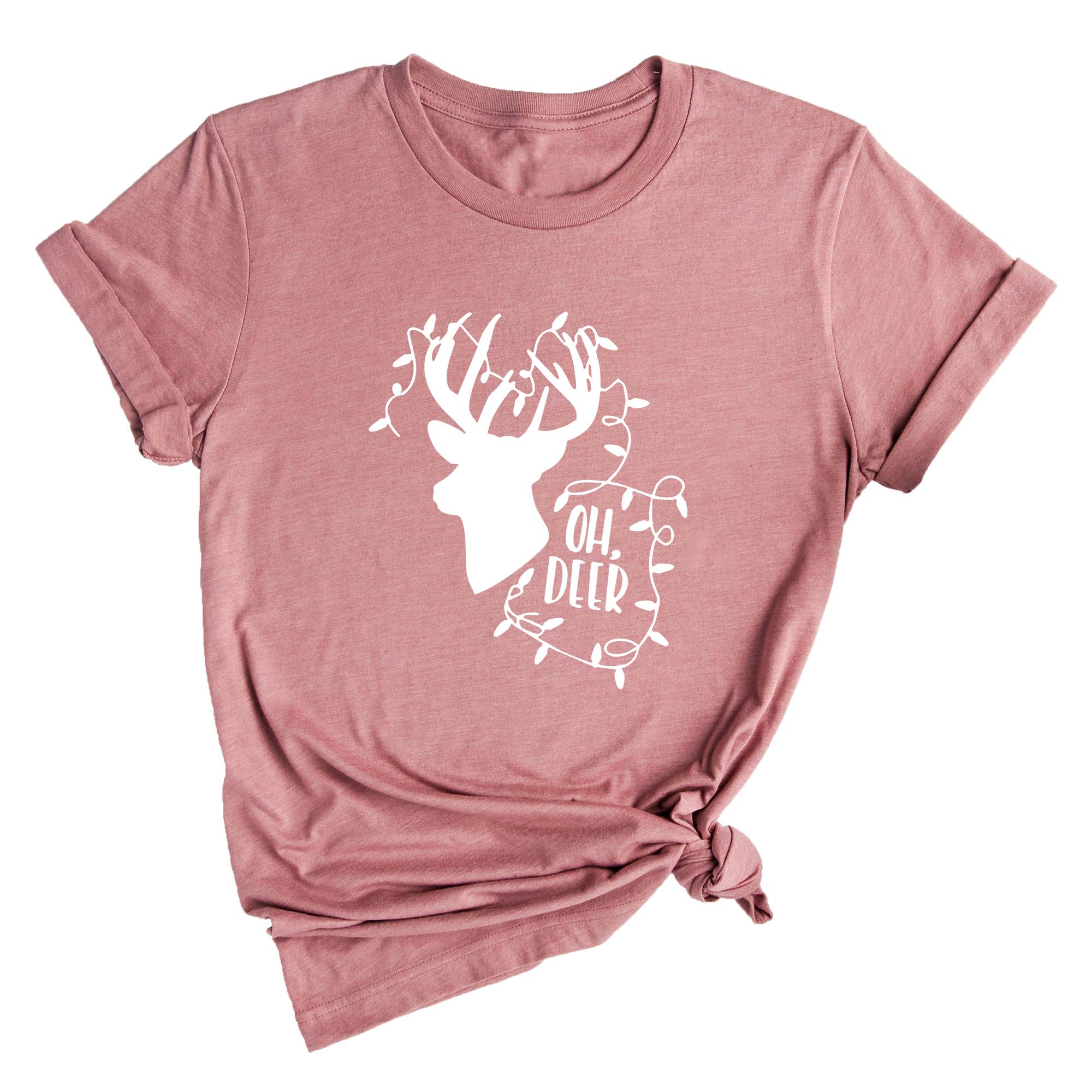 Oh Deer Shirt, Christmas Deer Lit Shirt, Christmas Tee, Christmas 2026 Shirt, Holiday Gift, Christmas Shirt, Christmas Sweater