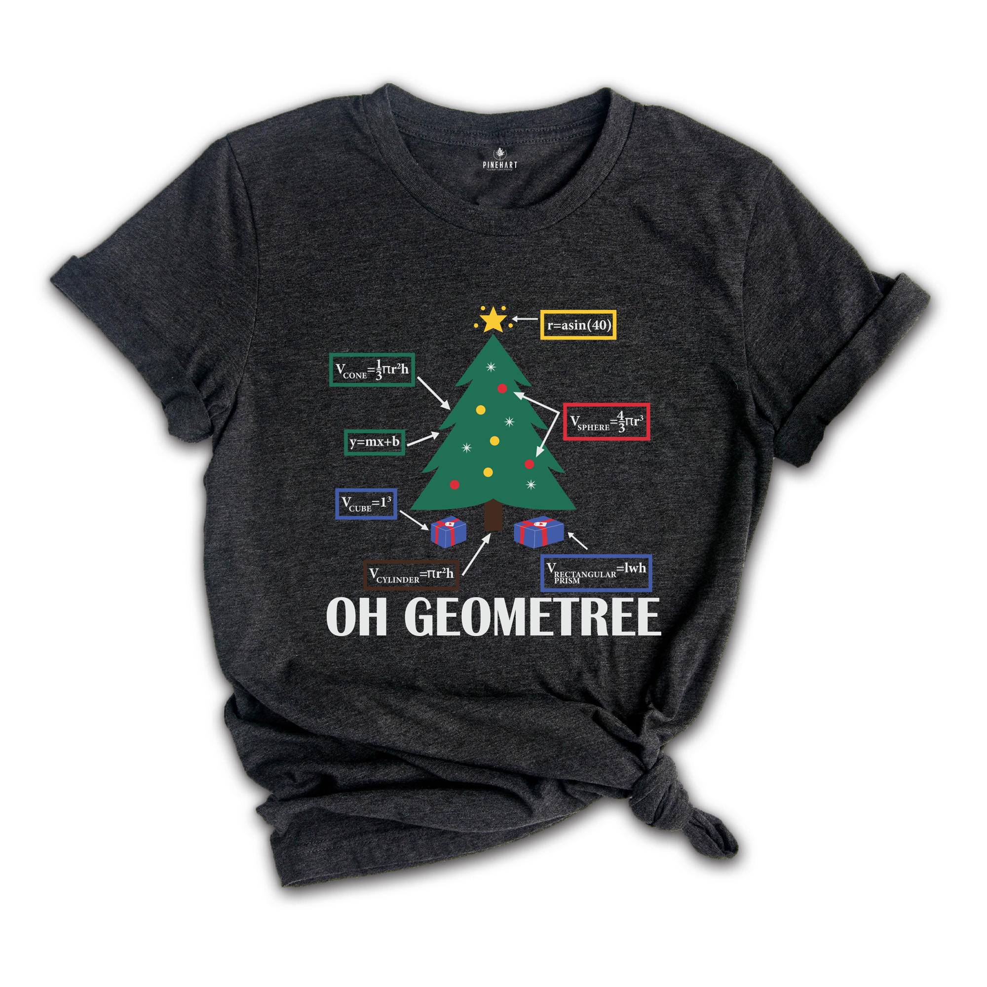 Oh Geometree Christmas Tree Shirt, Geometry Teacher Gift, Oh Geometry Shirt, Geometry Teacher T-Shirt, Funny Geometry Gifts, Math Lover Tee