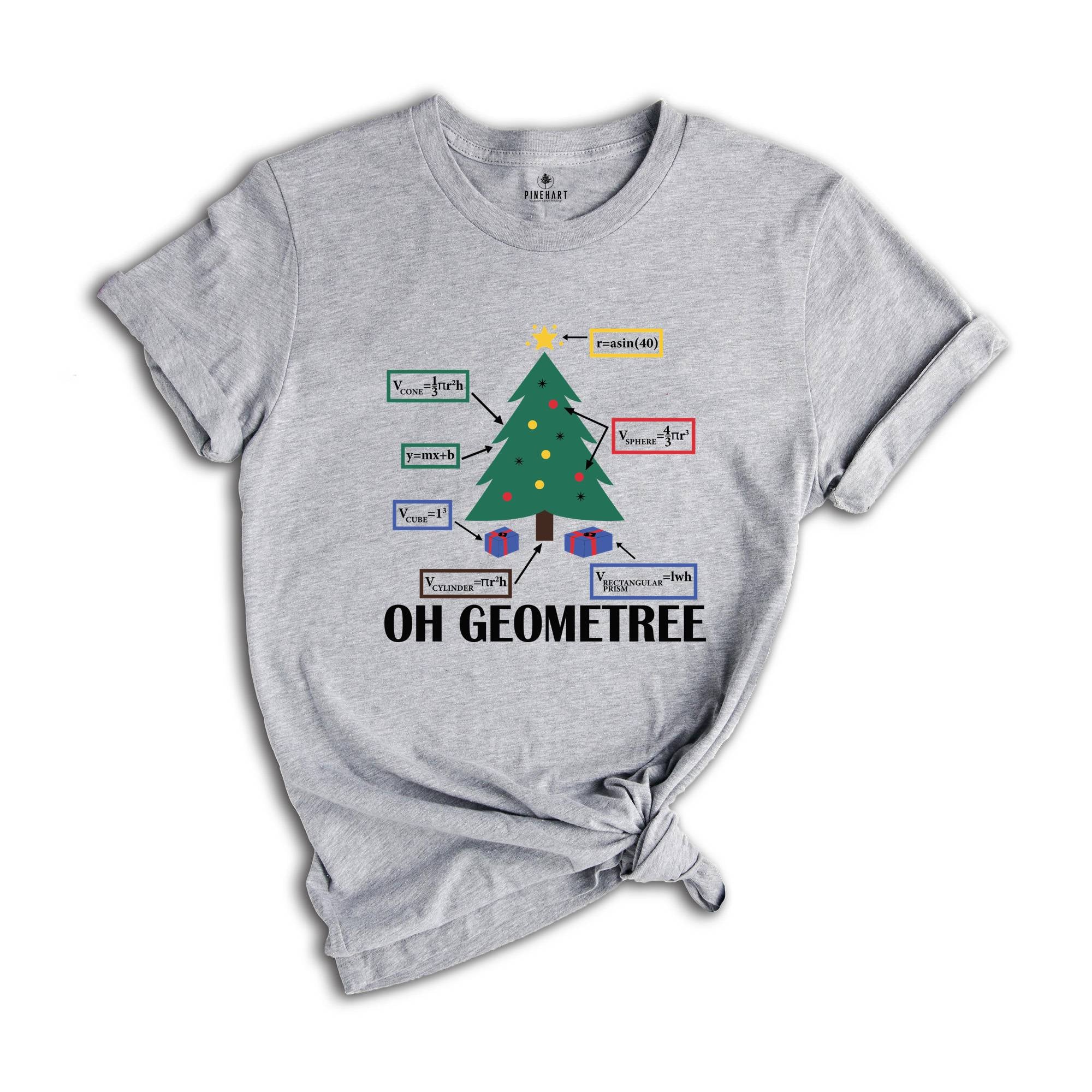 Oh Geometree Shirt, Geometry Christmas Shirt, Math Christmas T-Shirt, Funny Math Shirt, Christmas Tree Shirt, Math Lover Shirt