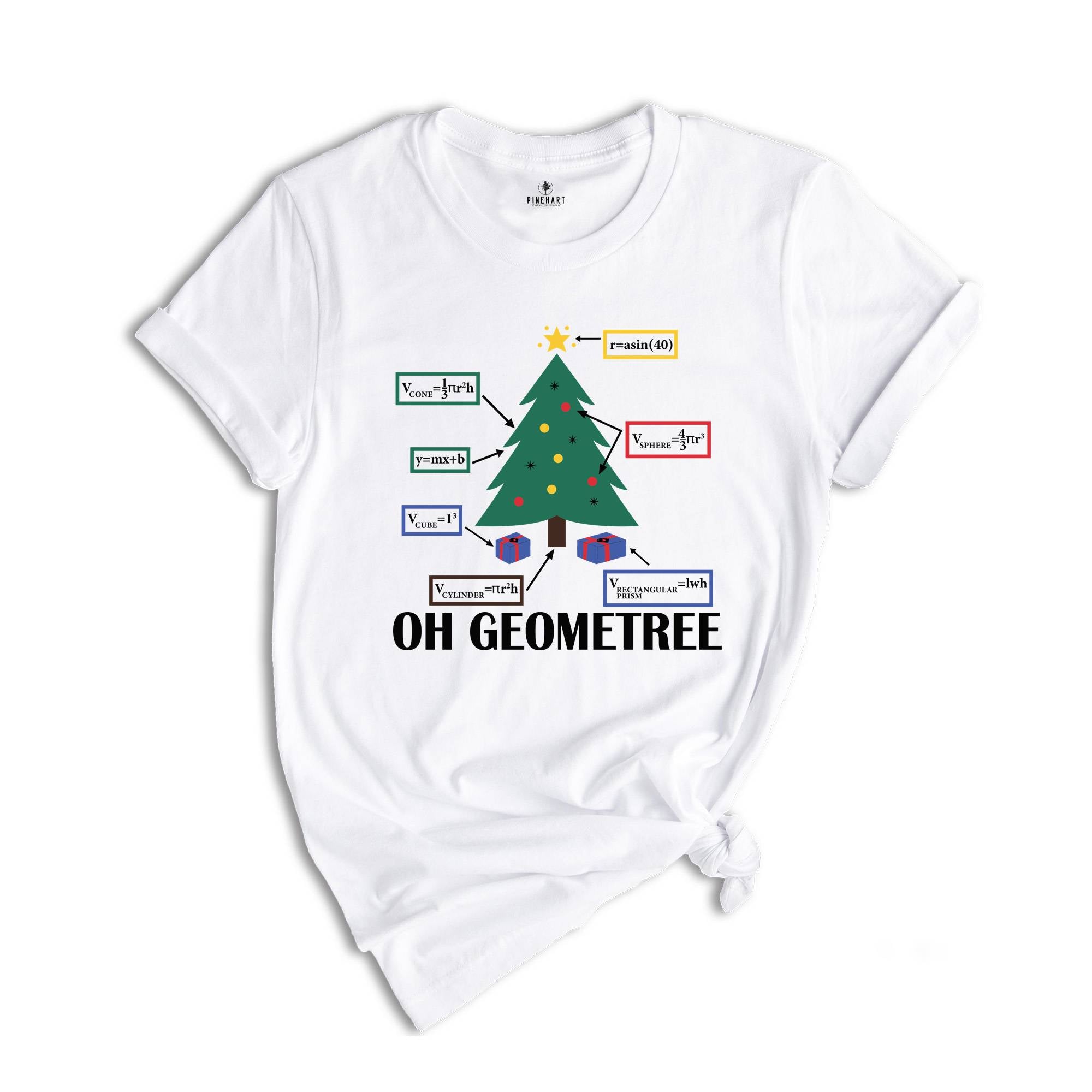 Oh Geometree Shirt, Geometry Christmas Shirt, Math Christmas T-Shirt, Funny Math Shirt, Christmas Tree Shirt, Math Lover Shirt