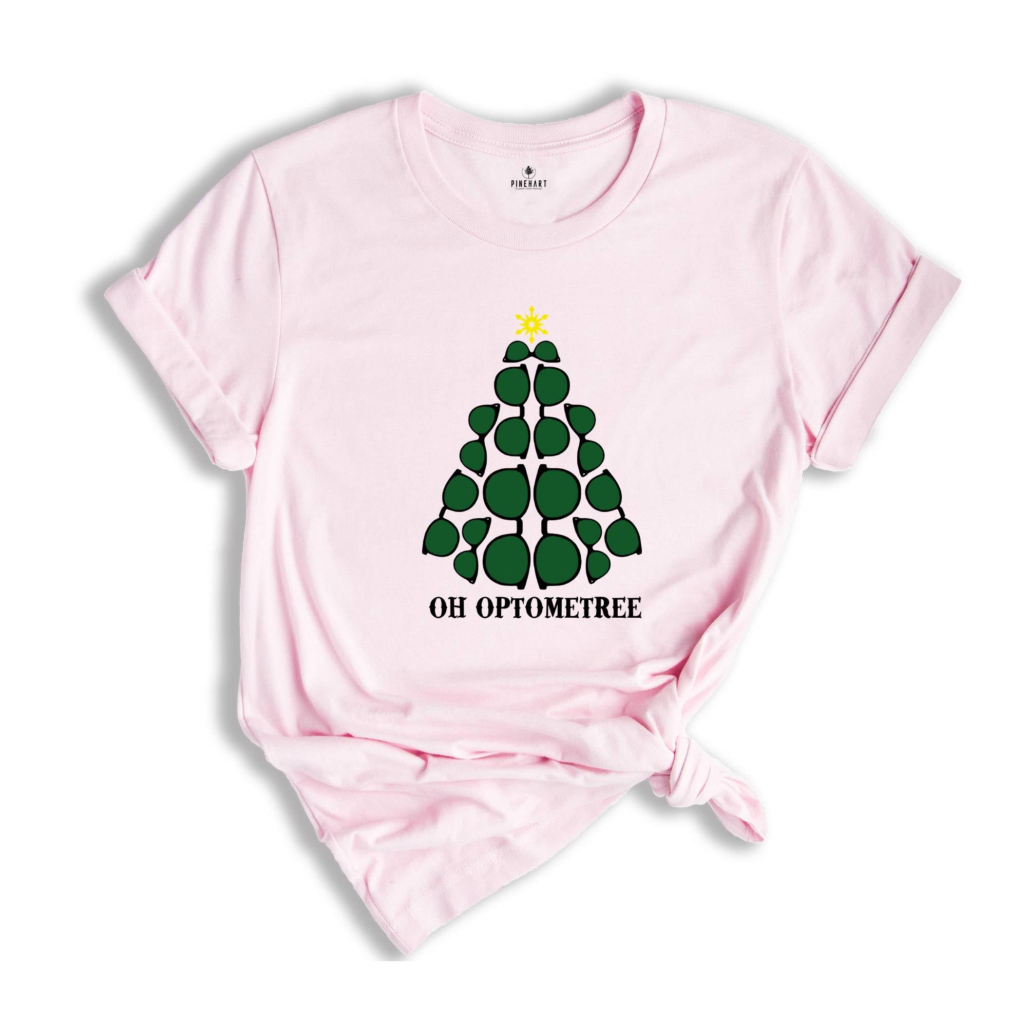 Oh Optometree Christmas Shirt, Funny Gifts for Optometrists, Xmas Optometrist Costume, Optometry Ugly Christmas Tee