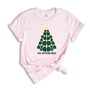 Oh Optometree Christmas Shirt, Funny Gifts for Optometrists, Xmas Optometrist Costume, Optometry Ugly Christmas Tee