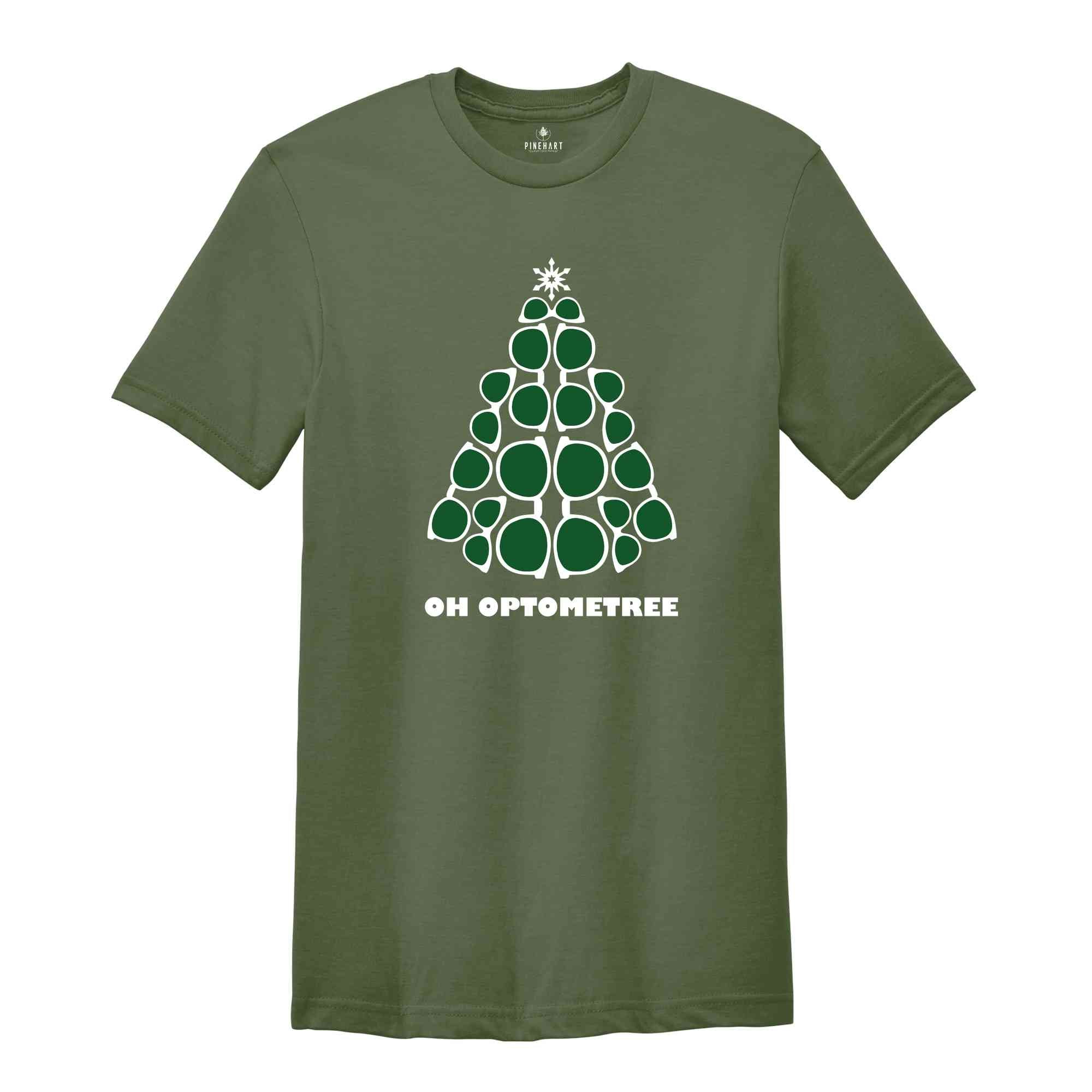 Oh Optometree Shirt, Optometrist Christmas T-Shirt, Future Optometrist Shirt, Optometry Gift, Xmas Optometrist Shirt