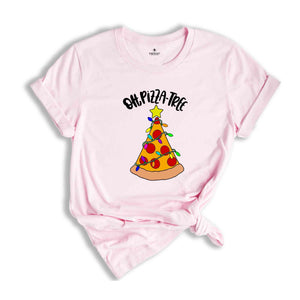 Oh Pizza Tree T-Shirt, Pizza Lover Christmas Shirt, Pizza Slice Tee, Christmas Outfit, Christmas Tree Costume, Pizza Pieces Gift