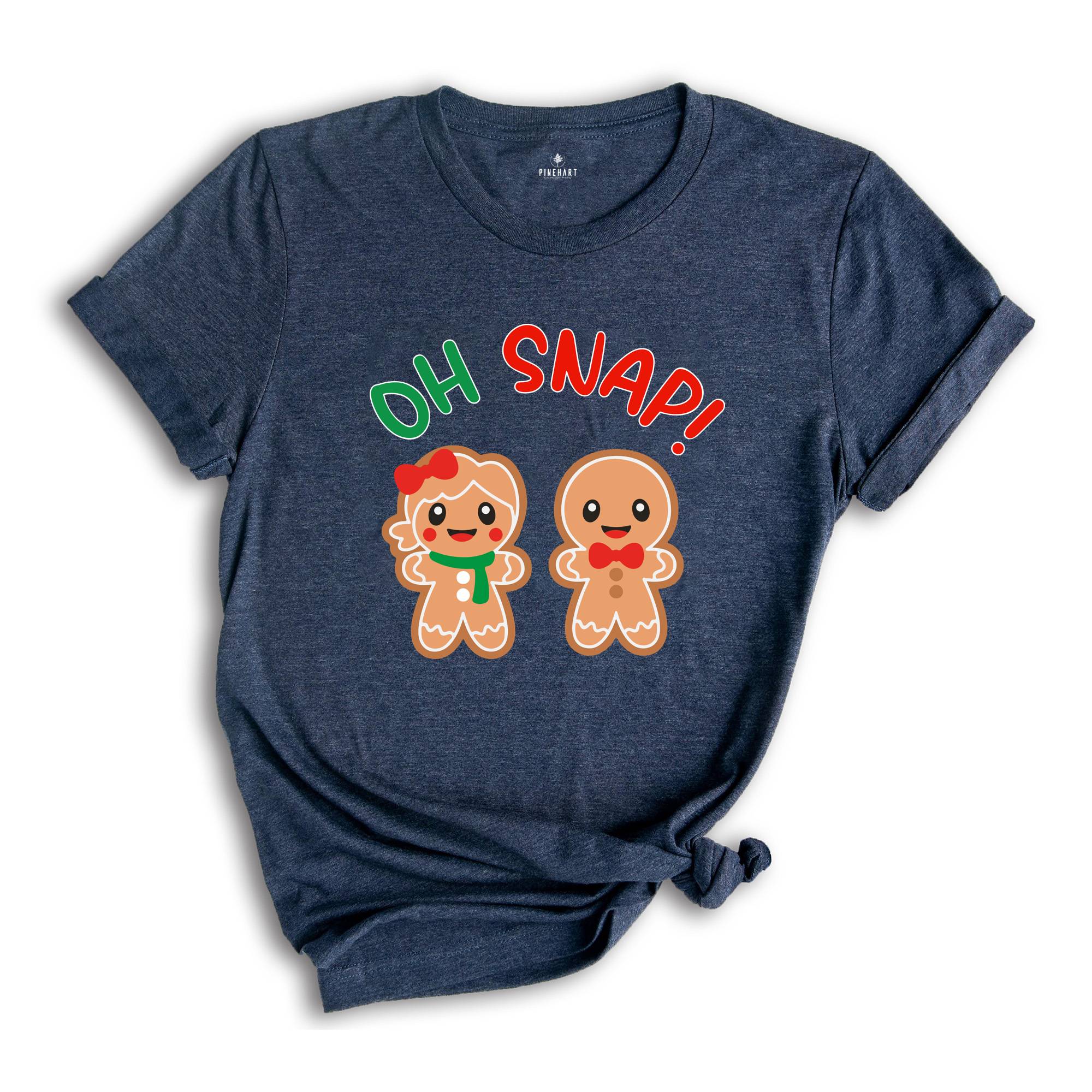 Oh Snap Christmas Gingerbread Shirt, Christmas shirt, Christmas Bakery Tee, Christmas Family Reunion Shirt, Christmas Crew Tee