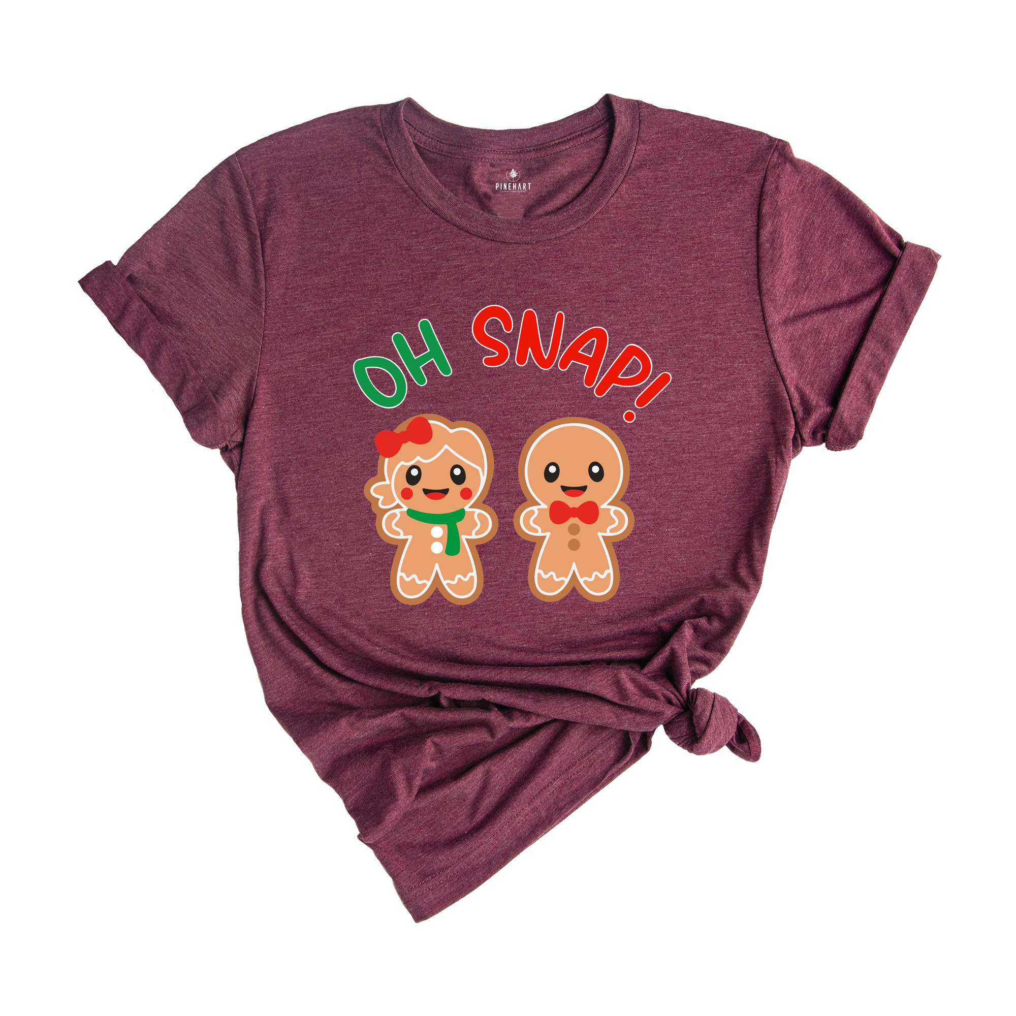 Oh Snap Christmas Gingerbread Shirt, Christmas shirt, Christmas Bakery Tee, Christmas Family Reunion Shirt, Christmas Crew Tee