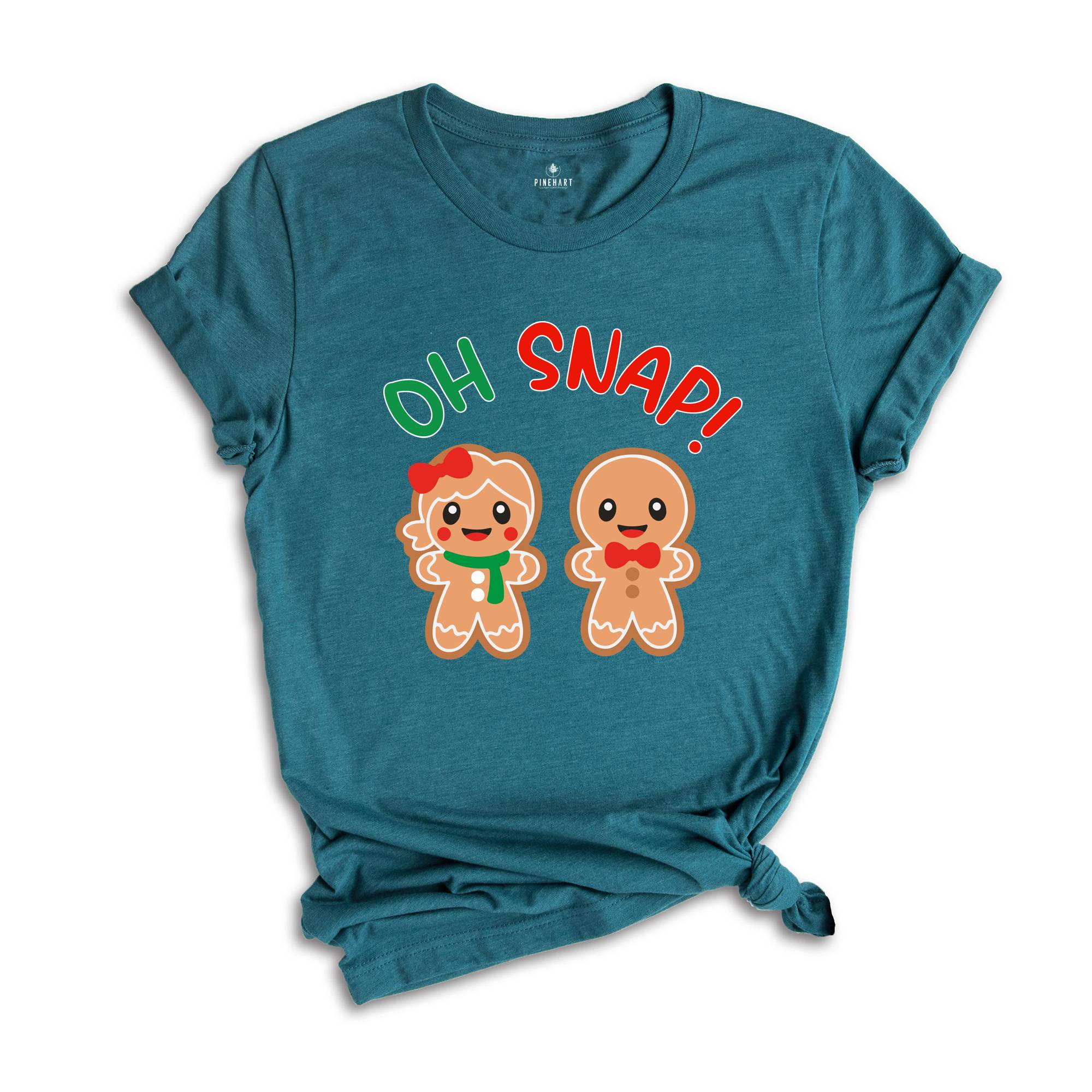 Oh Snap Christmas Gingerbread Shirt, Christmas shirt, Christmas Bakery Tee, Christmas Family Reunion Shirt, Christmas Crew Tee