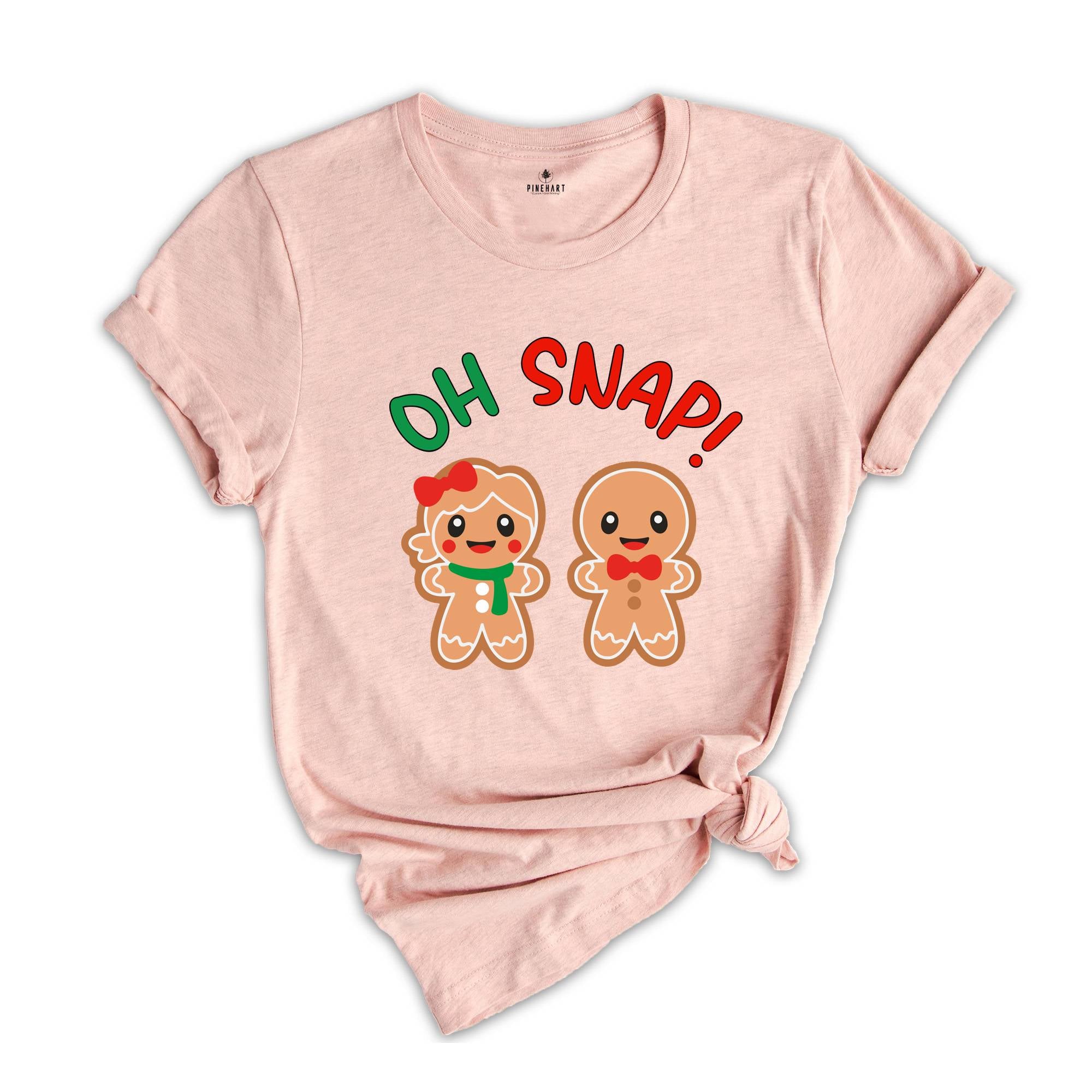 Oh Snap Christmas Gingerbread Shirt, Christmas shirt, Christmas Bakery Tee, Christmas Family Reunion Shirt, Christmas Crew Tee