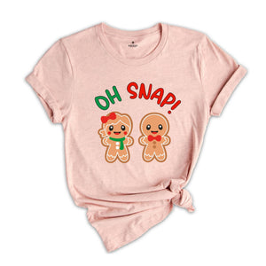 Oh Snap Christmas Gingerbread Shirt, Christmas shirt, Christmas Bakery Tee, Christmas Family Reunion Shirt, Christmas Crew Tee