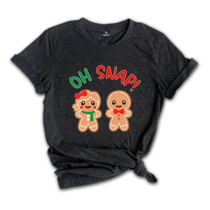 Oh Snap Christmas Gingerbread Shirt, Christmas shirt, Christmas Bakery Tee, Christmas Family Reunion Shirt, Christmas Crew Tee