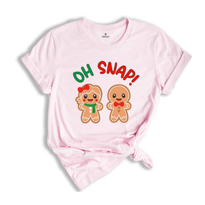 Oh Snap Christmas Gingerbread Shirt, Christmas shirt, Christmas Bakery Tee, Christmas Family Reunion Shirt, Christmas Crew Tee
