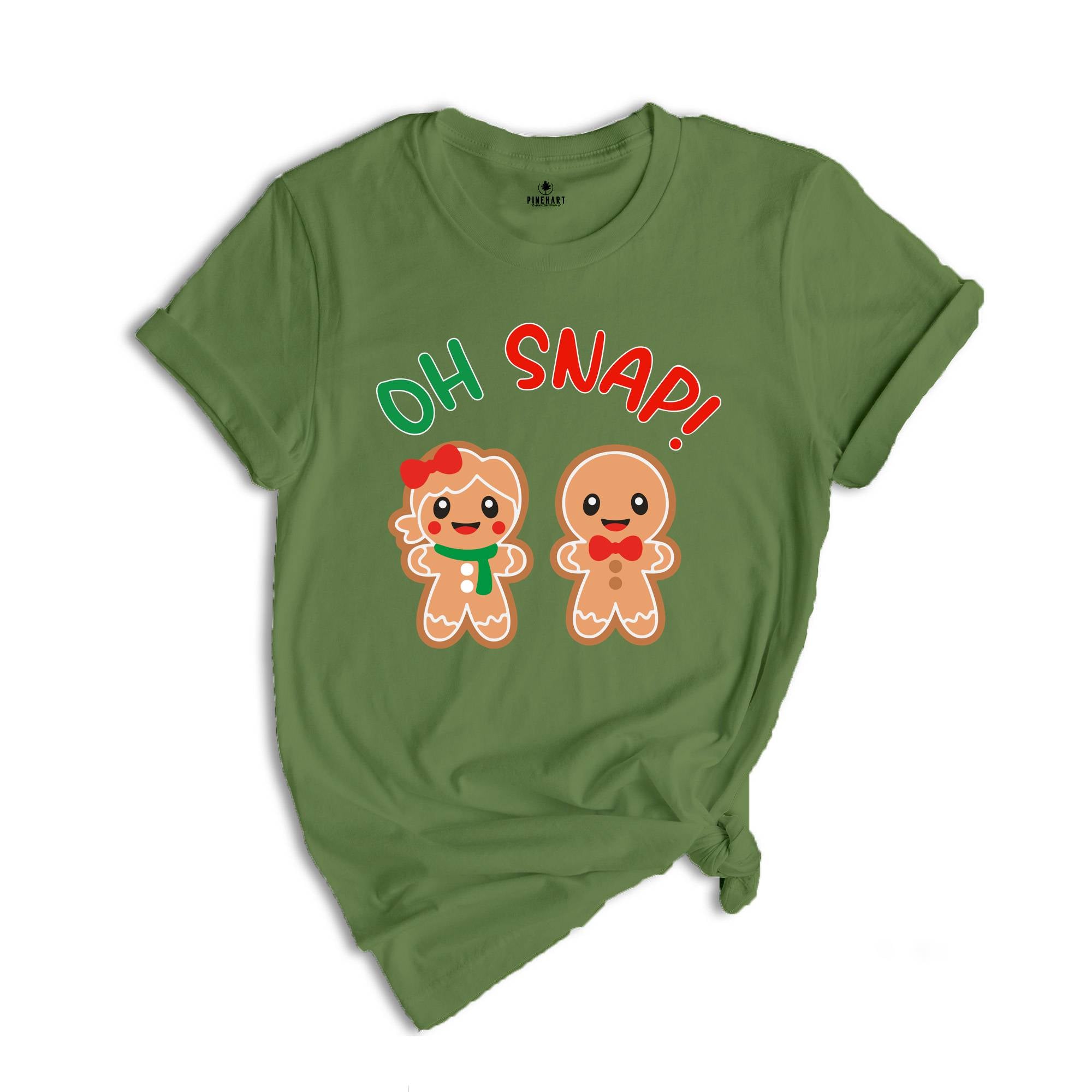Oh Snap Christmas Gingerbread Shirt, Christmas shirt, Christmas Bakery Tee, Christmas Family Reunion Shirt, Christmas Crew Tee