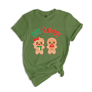 Oh Snap Christmas Gingerbread Shirt, Christmas shirt, Christmas Bakery Tee, Christmas Family Reunion Shirt, Christmas Crew Tee