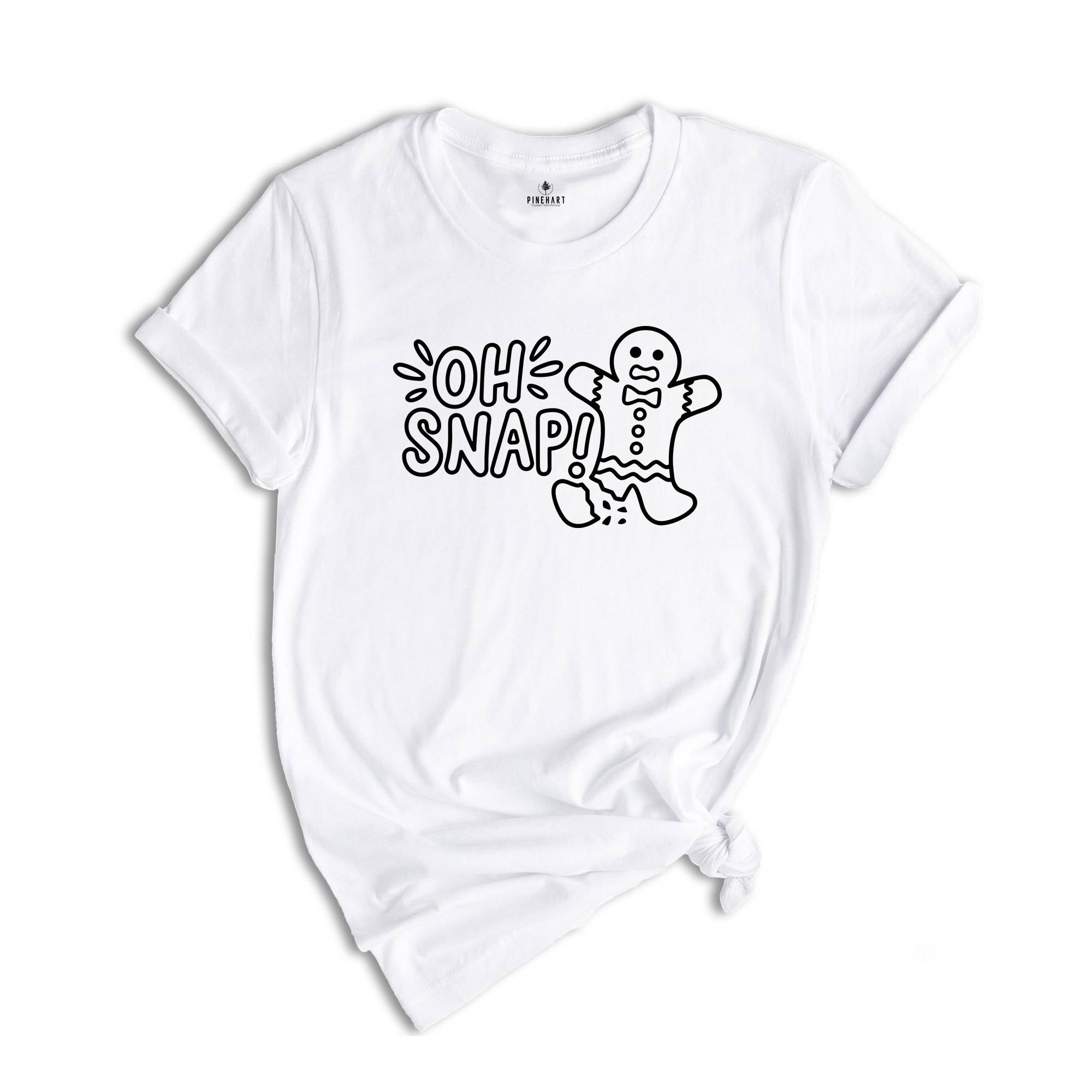 Oh Snap, Funny Christmas Shirt, Funny Christmas Gift, Christmas Shirt, Holiday Shirt, Christmas Cookies Tee, Funny Gingerbread Man Tee