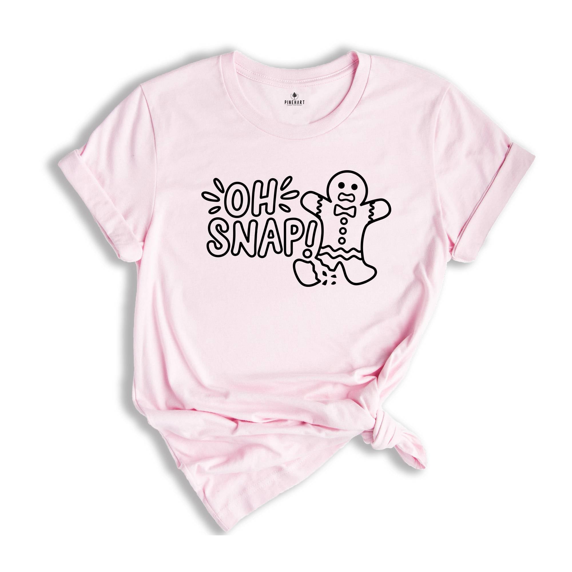 Oh Snap, Funny Christmas Shirt, Funny Christmas Gift, Christmas Shirt, Holiday Shirt, Christmas Cookies Tee, Funny Gingerbread Man Tee